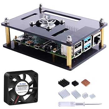 Amazon.co.jp: GeeekPi Raspberry Pi 4ケースRaspberry Pi 3B +
